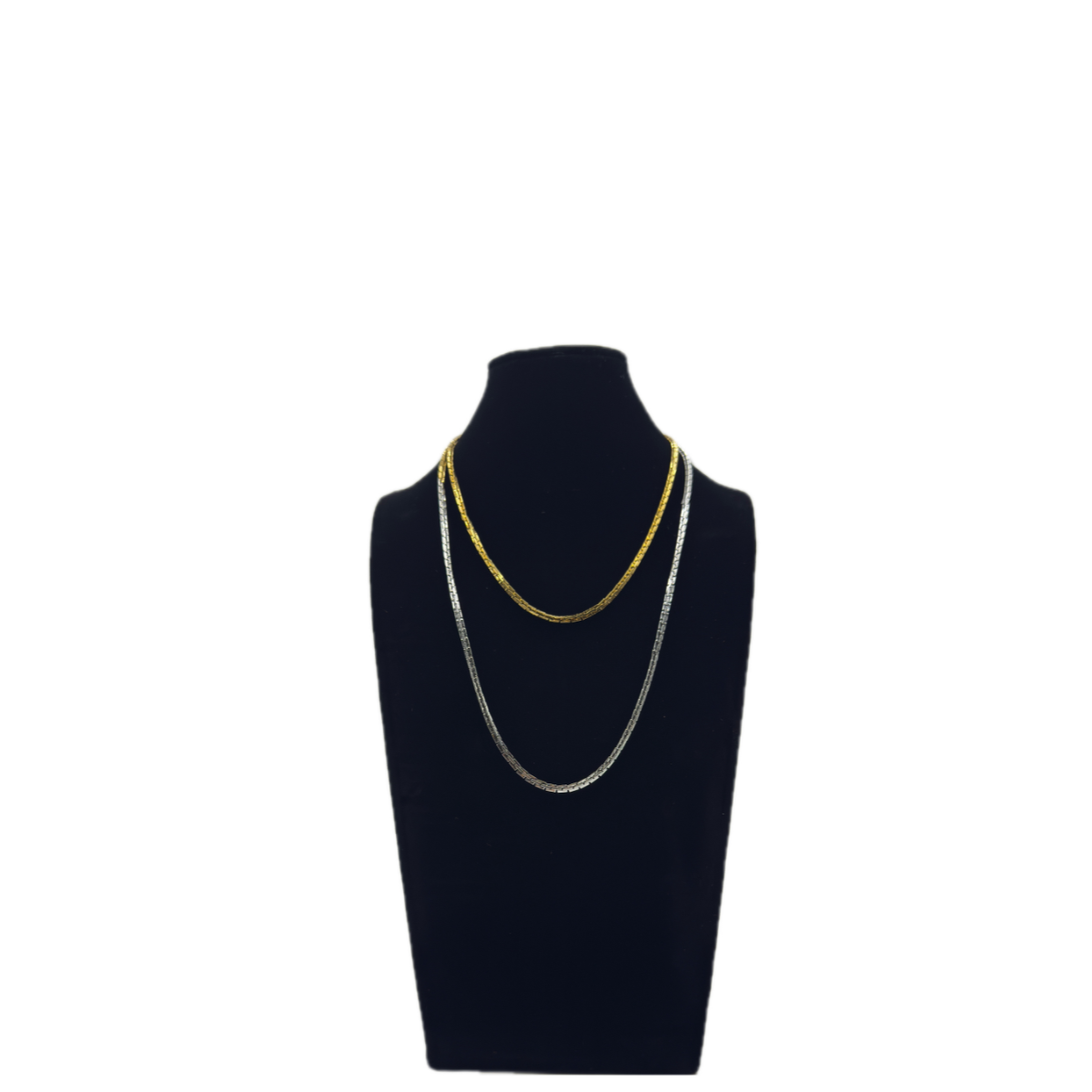 Collar Radiant Gold & Sliver - 100cm | Apilable | Serpiente | Minimalista