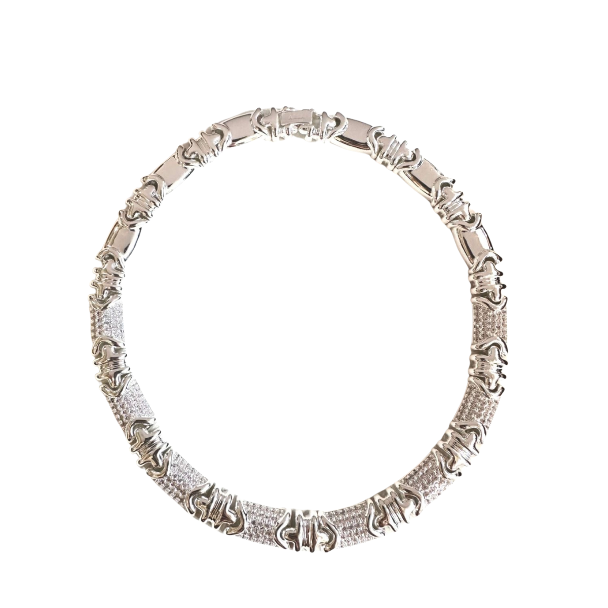 Collar llamativo de oro o plata de inspiración vintage | Apilable | Renacimiento clásico atemporal
