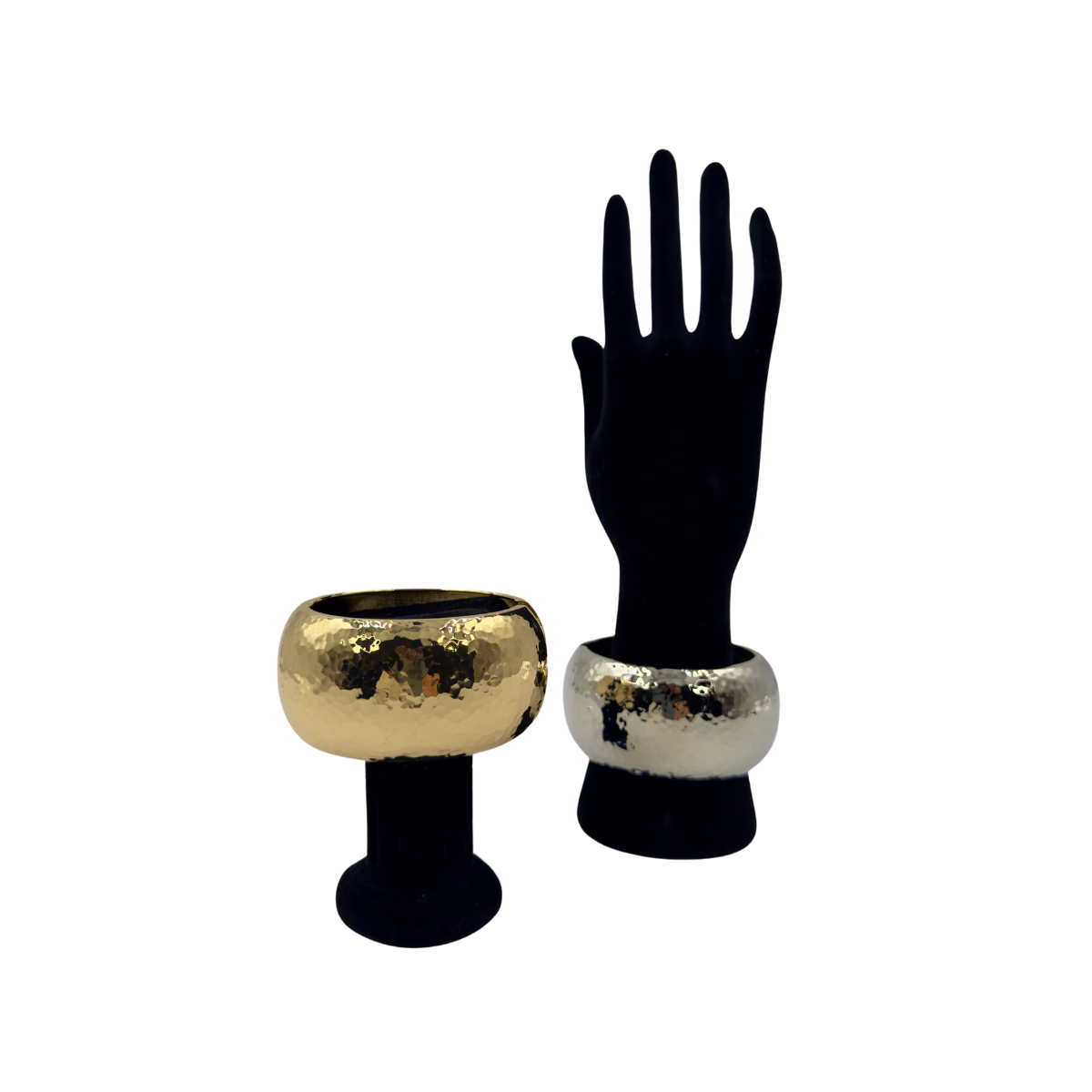 Vintage-Inspired Shiny Concave-Convex Water Ripple Bracelet – Bold & Unique Design